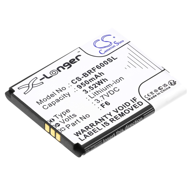 Batterie pour Brondi Amico Special e (950 mAh/3.52 Wh, 3.7 V)