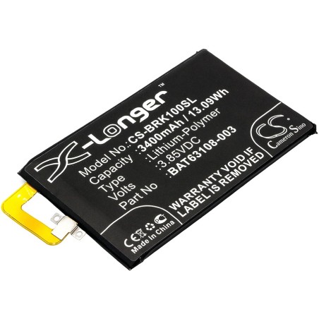 Batterie pour BlackBerry DTEK70 (3400 mAh/13.09 Wh, 3.85 V)