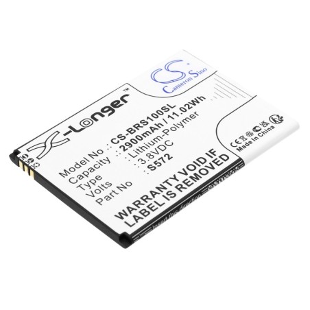 Batterie pour Brondi Smartphone S (2900 mAh/11.02 Wh, 3.8 V)