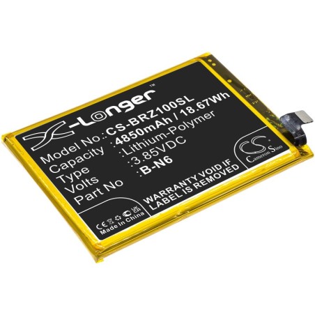 Batterie pour Vivo V2012 (4850 mAh/18.67 Wh, 3.85 V)