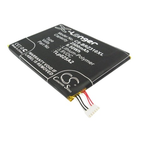 Batterie pour BlackBerry Z3 (2500 mAh/9.5 Wh, 3.8 V)