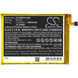 Batterie pour BQ Strike Power (5000 mAh/19.25 Wh, 3.85 V)