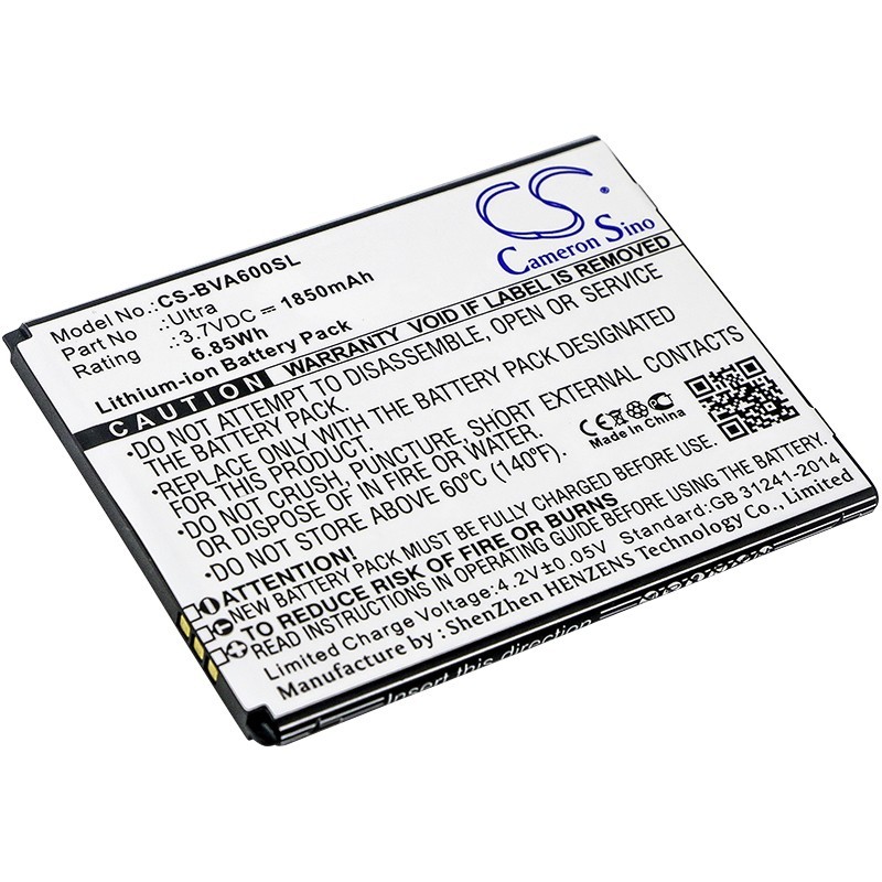 Batterie pour BlackView A6 (1850 mAh/6.85 Wh, 3.7 V)