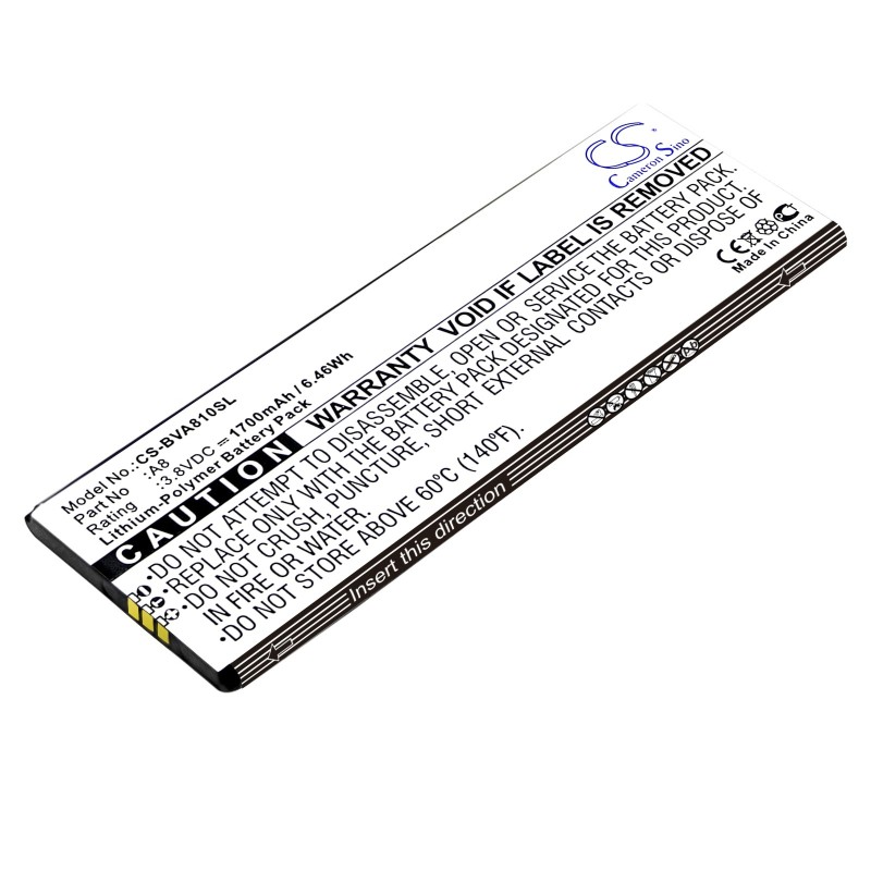 Batterie pour BlackView A8 (1700 mAh/6.46 Wh, 3.8 V)