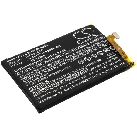 Batterie pour BlackView V685780P (5200 mAh/19.76 Wh, 3.8 V)