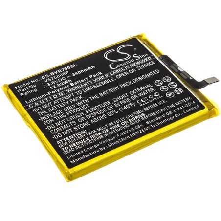 Batterie pour BlackView BV7000 (3400 mAh/12.92 Wh, 3.8 V)