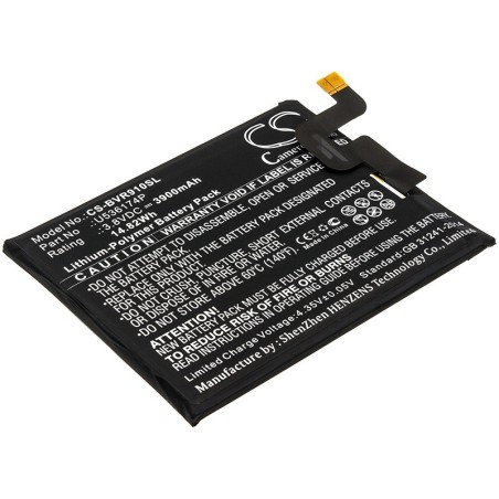 Batterie pour BlackView BV9000 Pro (3900 mAh/14.82 Wh, 3.8 V)