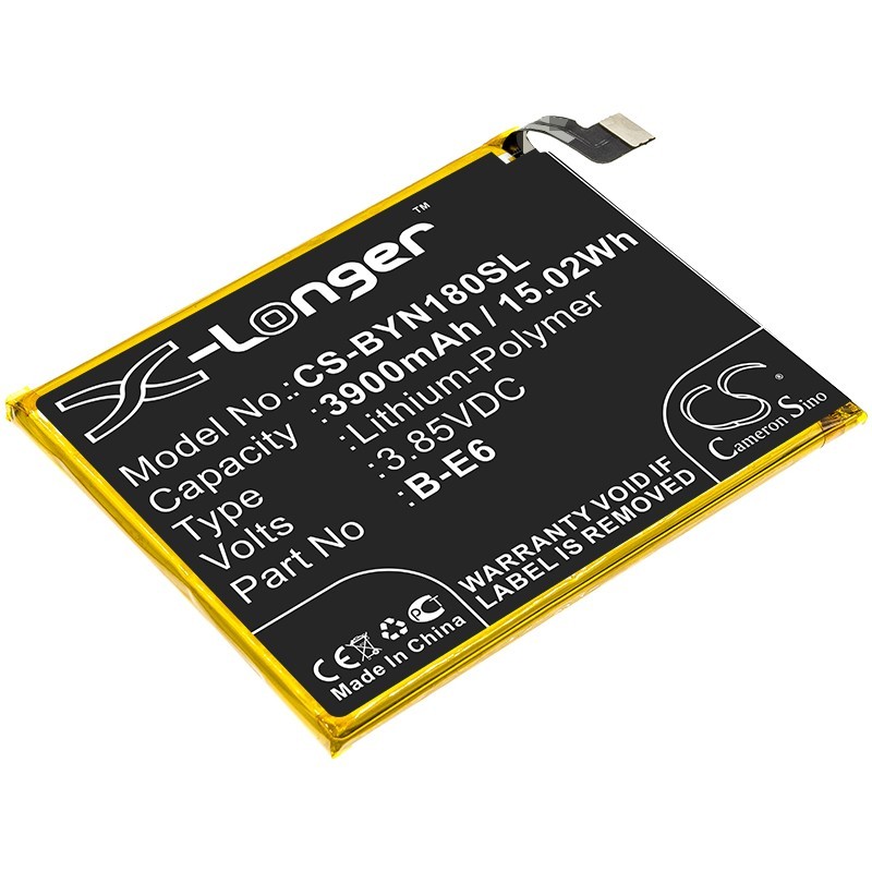 Batterie pour BBK B-E6 (3900 mAh/15.02 Wh, 3.85 V)