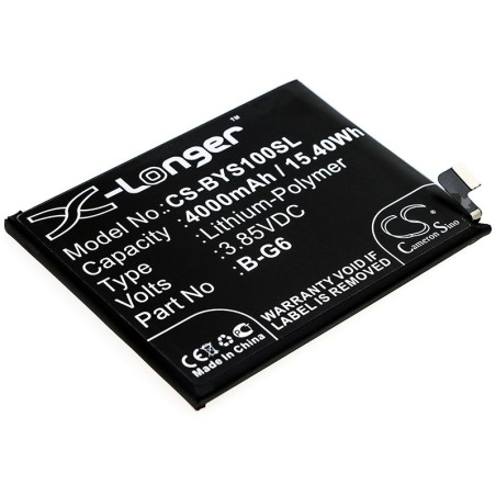 Batterie pour Vivo V1945 (4000 mAh/15.4 Wh, 3.85 V)