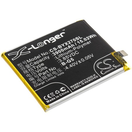 Batterie pour BBK B-G5 (3900 mAh/15.02 Wh, 3.85 V)