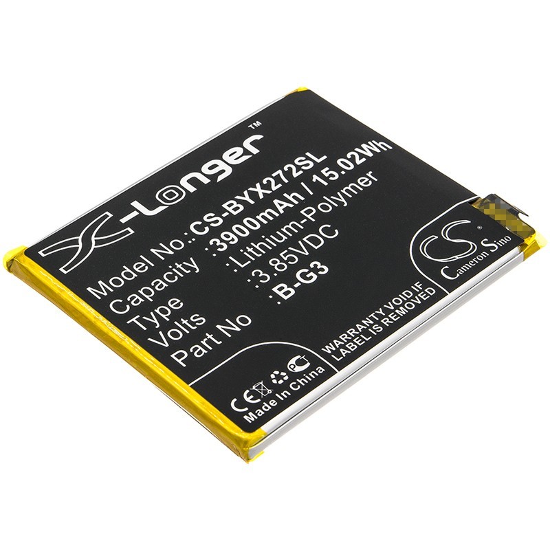 Batterie pour BBK B-G3 (3900 mAh/15.02 Wh, 3.85 V)