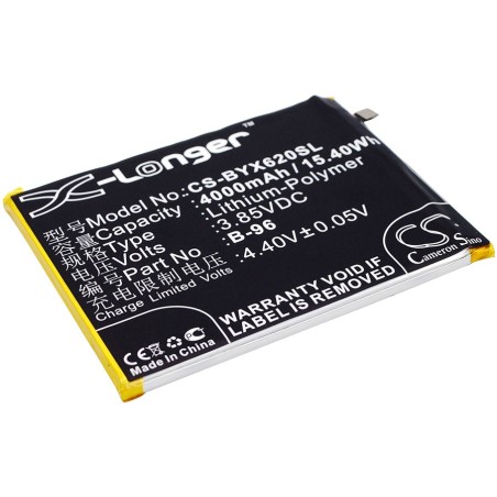 Batterie pour BBK B-96 (4000 mAh/15.4 Wh, 3.85 V)
