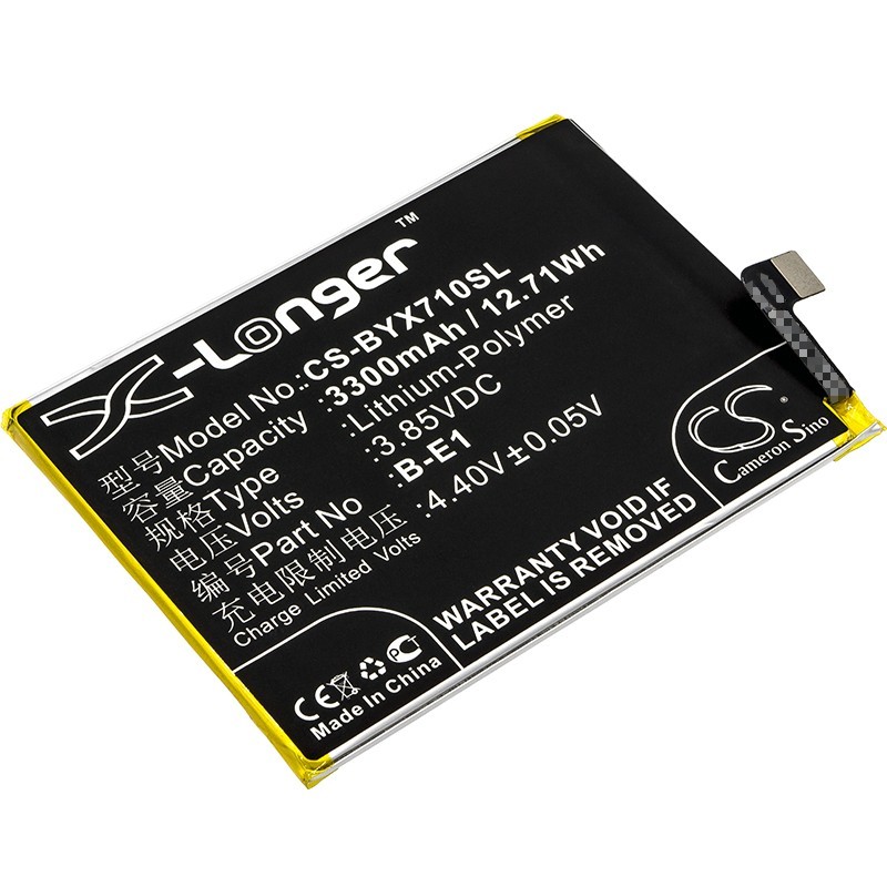 Batterie pour BBK BK-B-E1 (3300 mAh/12.71 Wh, 3.85 V)