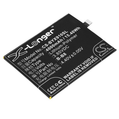 Batterie pour Vivo B-B8 (4000 mAh/15.4 Wh, 3.85 V)