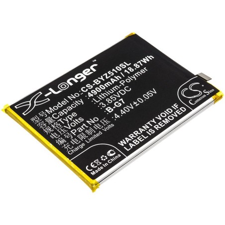 Batterie pour BBK 1951 (4900 mAh/18.87 Wh, 3.85 V)