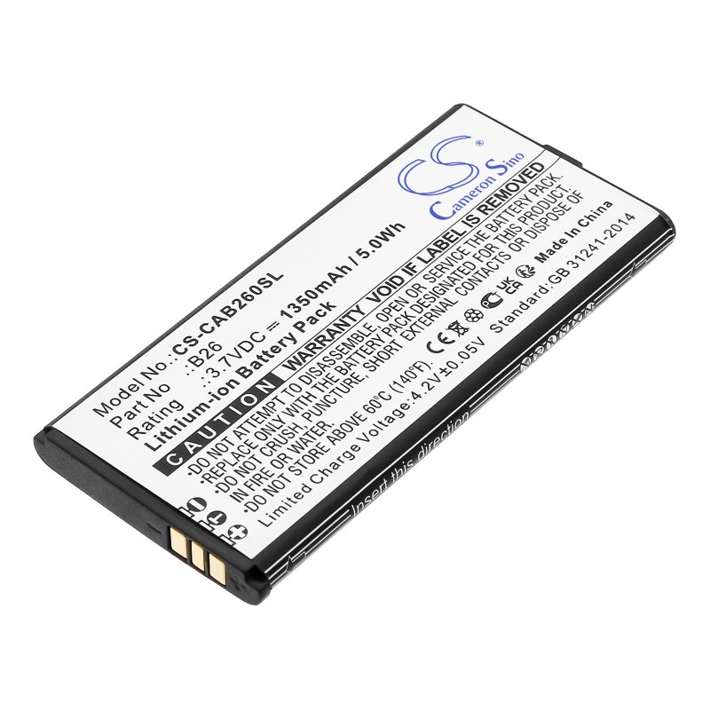 Batterie pour CAT B26 (1350 mAh/5 Wh, 3.7 V)