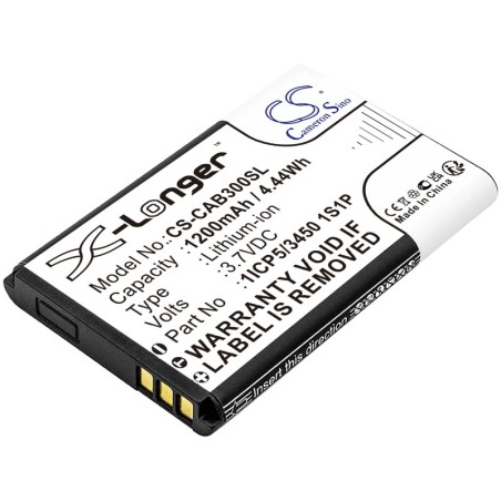 Batterie pour CAT B30 (1200 mAh/4.44 Wh, 3.7 V)