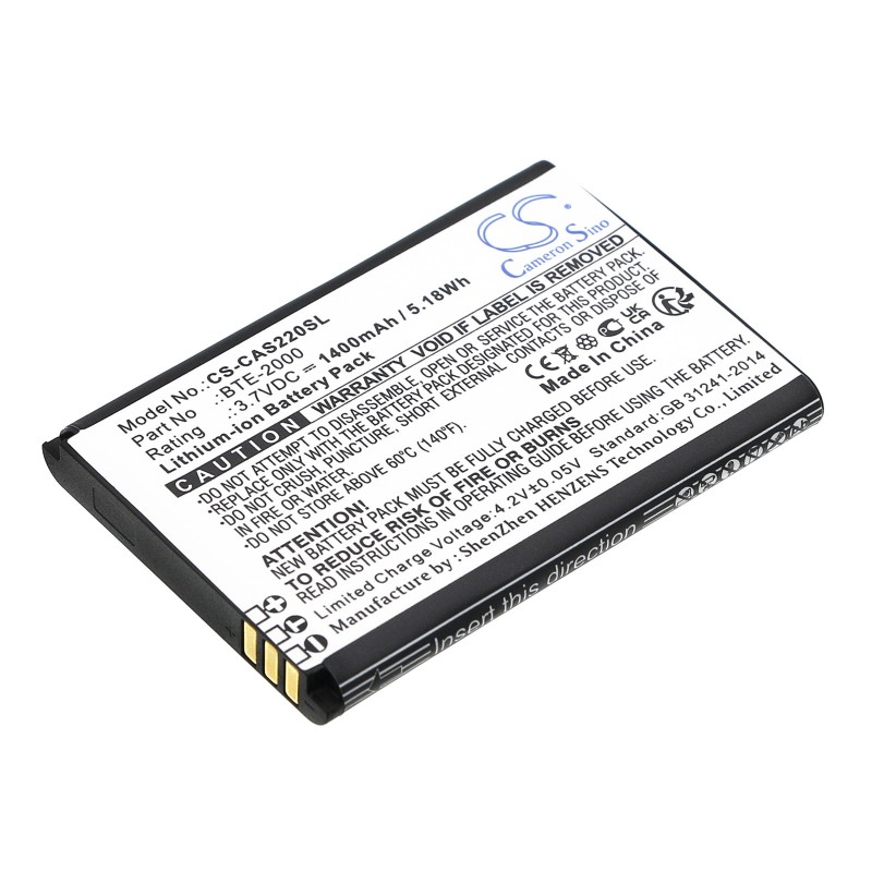 Batterie pour CAT BTE-2000 (1400 mAh/5.18 Wh, 3.7 V)