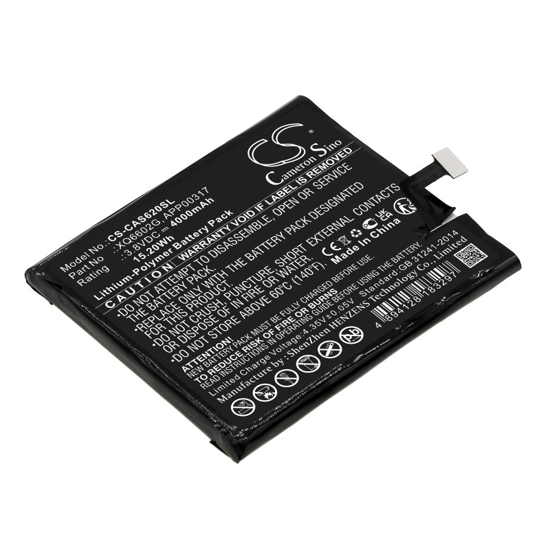 Batterie pour CAT S62 (4000 mAh/15.2 Wh, 3.8 V)