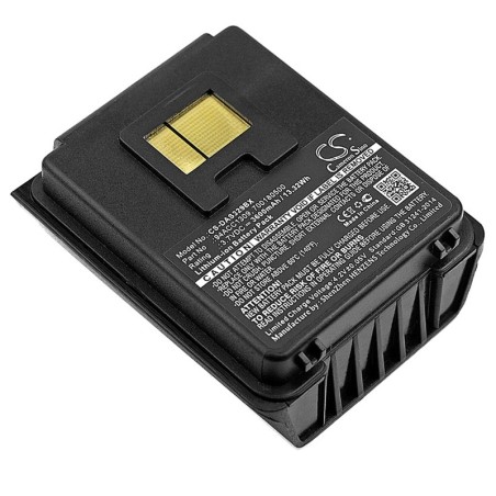 Batterie pour Datalogic Skorpio (3600 mAh/13.32 Wh, 3.7 V)