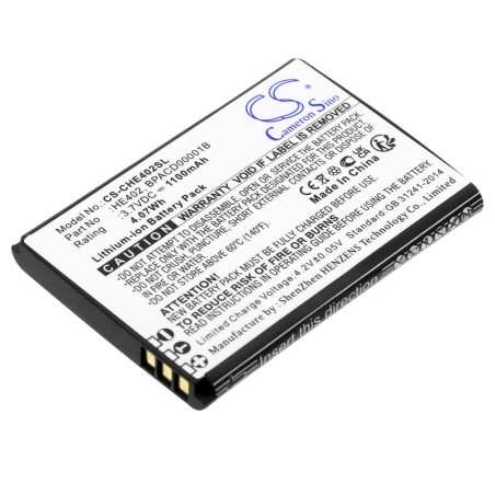 Batterie pour Cingular Flex (1100 mAh/4.07 Wh, 3.7 V)
