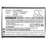 Batterie pour AT&T Cingular Flex (1100 mAh/4.07 Wh, 3.7 V)