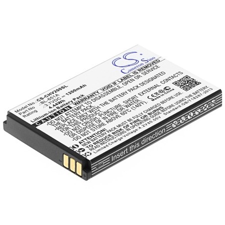 Batterie pour Crosscall BL-651A (1200 mAh/4.44 Wh, 3.7 V)
