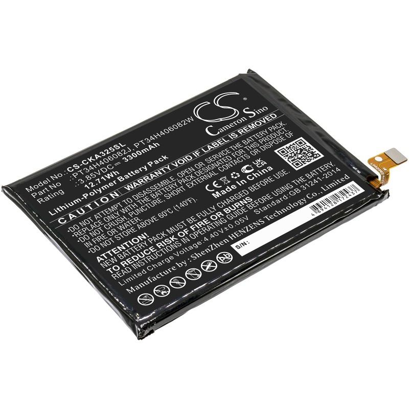 Batterie pour BLU B140DL (3300 mAh/12.71 Wh, 3.85 V)