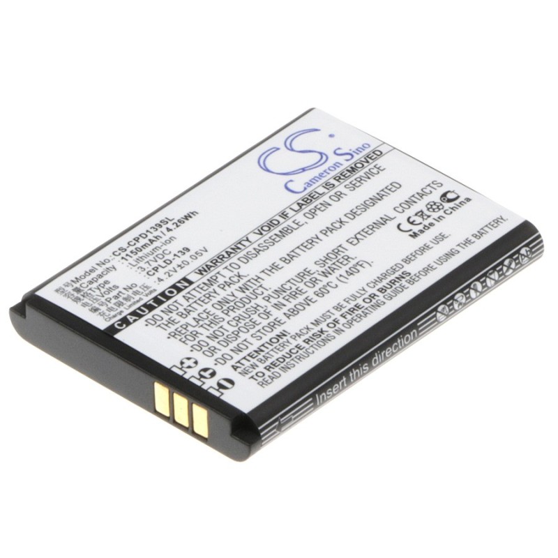 Batterie pour Coolpad CPLD-139 (1150 mAh/4.26 Wh, 3.7 V)