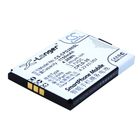 Batterie pour Coolpad E600 (1150 mAh/4.26 Wh, 3.7 V)