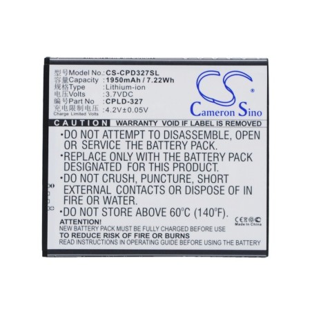 Batterie pour Coolpad 7620L (1950 mAh/7.22 Wh, 3.7 V)