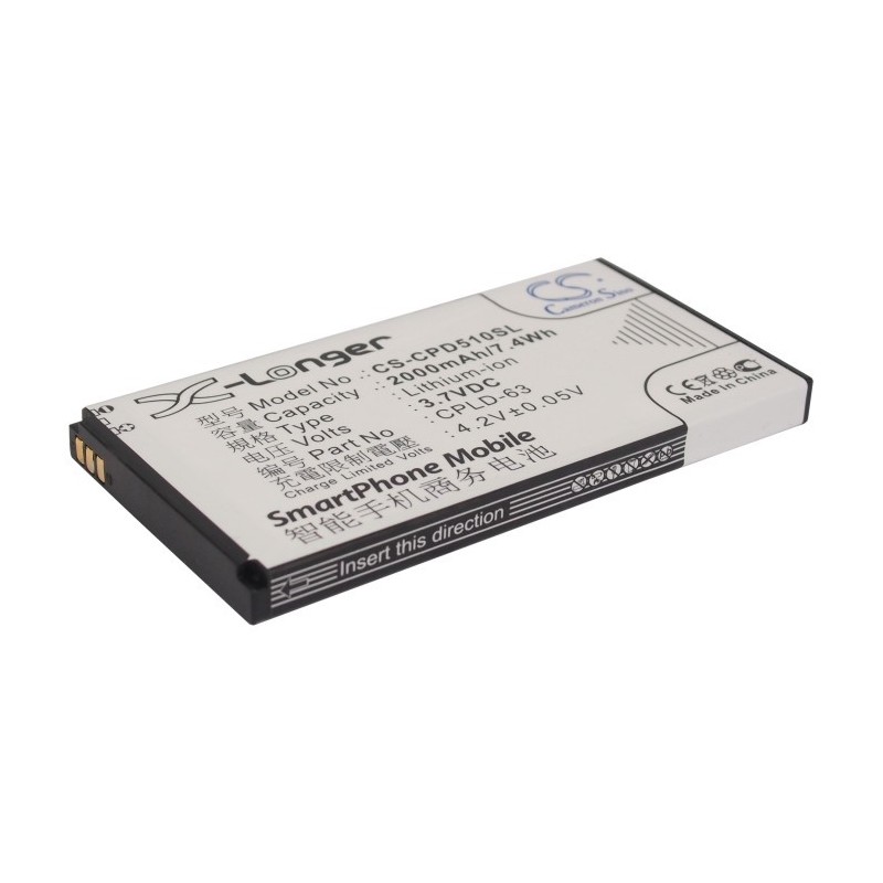 Batterie pour Coolpad D21 (2000 mAh/7.4 Wh, 3.7 V)