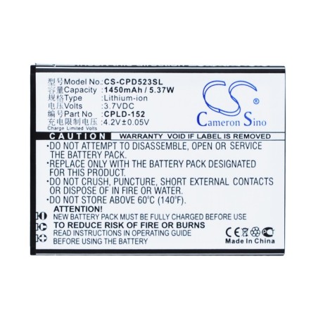 Batterie pour Coolpad 5360 (1450 mAh/5.37 Wh, 3.7 V)