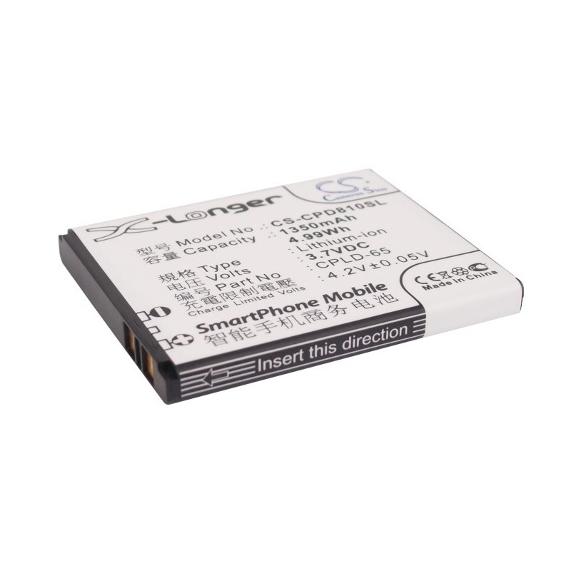 Batterie pour Coolpad CPLD-65 (1350 mAh/5 Wh, 3.7 V)
