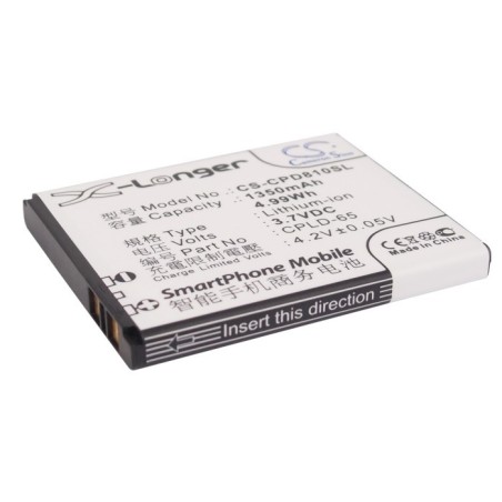 Batterie pour Coolpad CPLD-65 (1350 mAh/5 Wh, 3.7 V)