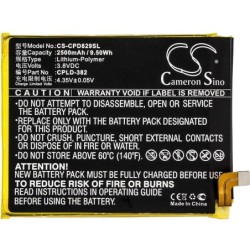 Batterie pour Coolpad Note 3 Lite (2500 mAh/9.5 Wh, 3.8 V)