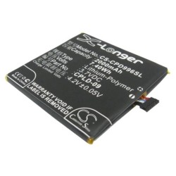 Batterie pour Coolpad 9960 (2000 mAh/7.4 Wh, 3.7 V)