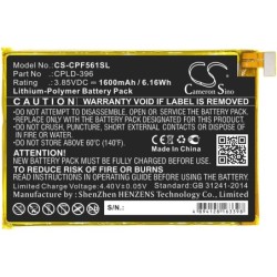 Batterie pour Coolpad E561 (1600 mAh/6.16 Wh, 3.85 V)