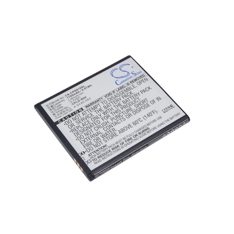 Batterie pour Coolpad 9100 (1100 mAh/4.07 Wh, 3.7 V)