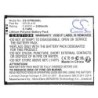 Batterie pour Coolpad Canvas (2300 mAh/8.74 Wh, 3.8 V)