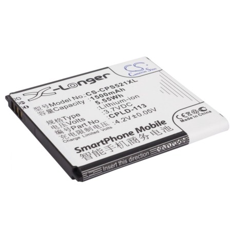 Batterie pour Coolpad 5218S (1500 mAh/5.55 Wh, 3.7 V)
