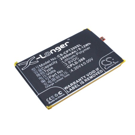 Batterie pour Coolpad Y90 (2400 mAh/9.12 Wh, 3.8 V)