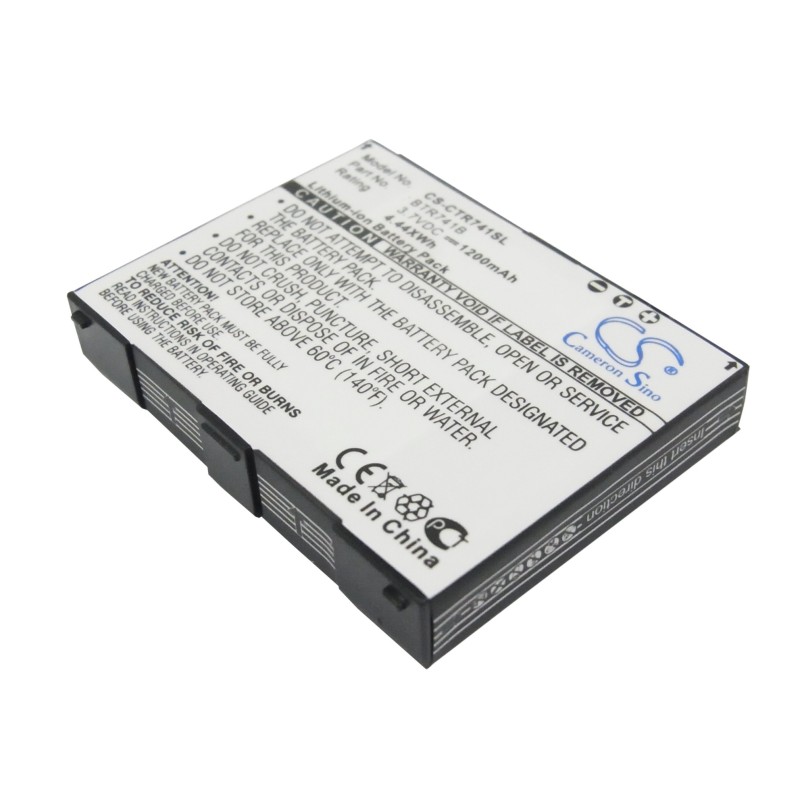 Batterie pour Casio BTR741B (1200 mAh/4.44 Wh, 3.7 V)
