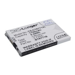 Batterie pour Casio BTR771B (1700 mAh/6.29 Wh, 3.7 V)