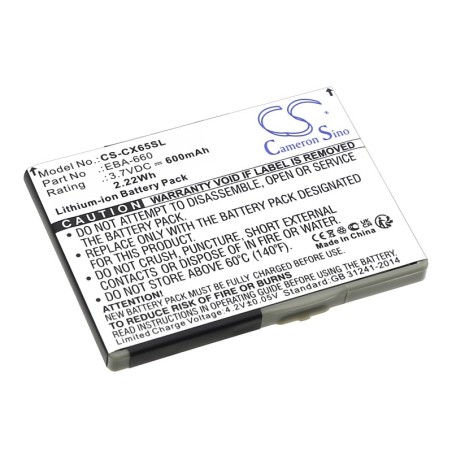 Batterie pour Siemens CT72 (600 mAh/2.22 Wh, 3.7 V)
