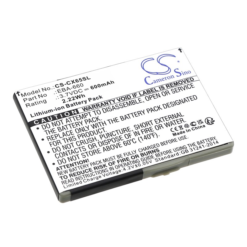 Batterie pour Siemens CF63 (600 mAh/2.22 Wh, 3.7 V)