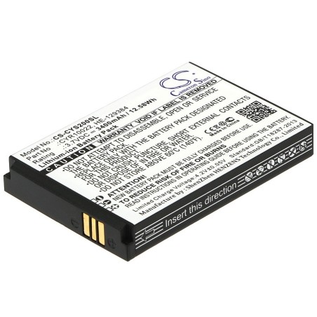 Batterie pour Cyrus CS20 (3400 mAh/12.58 Wh, 3.7 V)