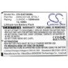 Batterie pour Datalogic 94ACC0128 (3200 mAh/12.16 Wh, 3.8 V)
