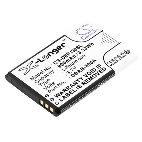 Batterie pour Doro DBAB-800A (900 mAh/3.33 Wh, 3.7 V)