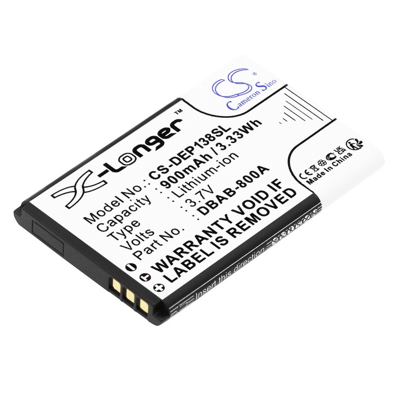 Batterie pour Doro 1378 (900 mAh/3.33 Wh, 3.7 V)